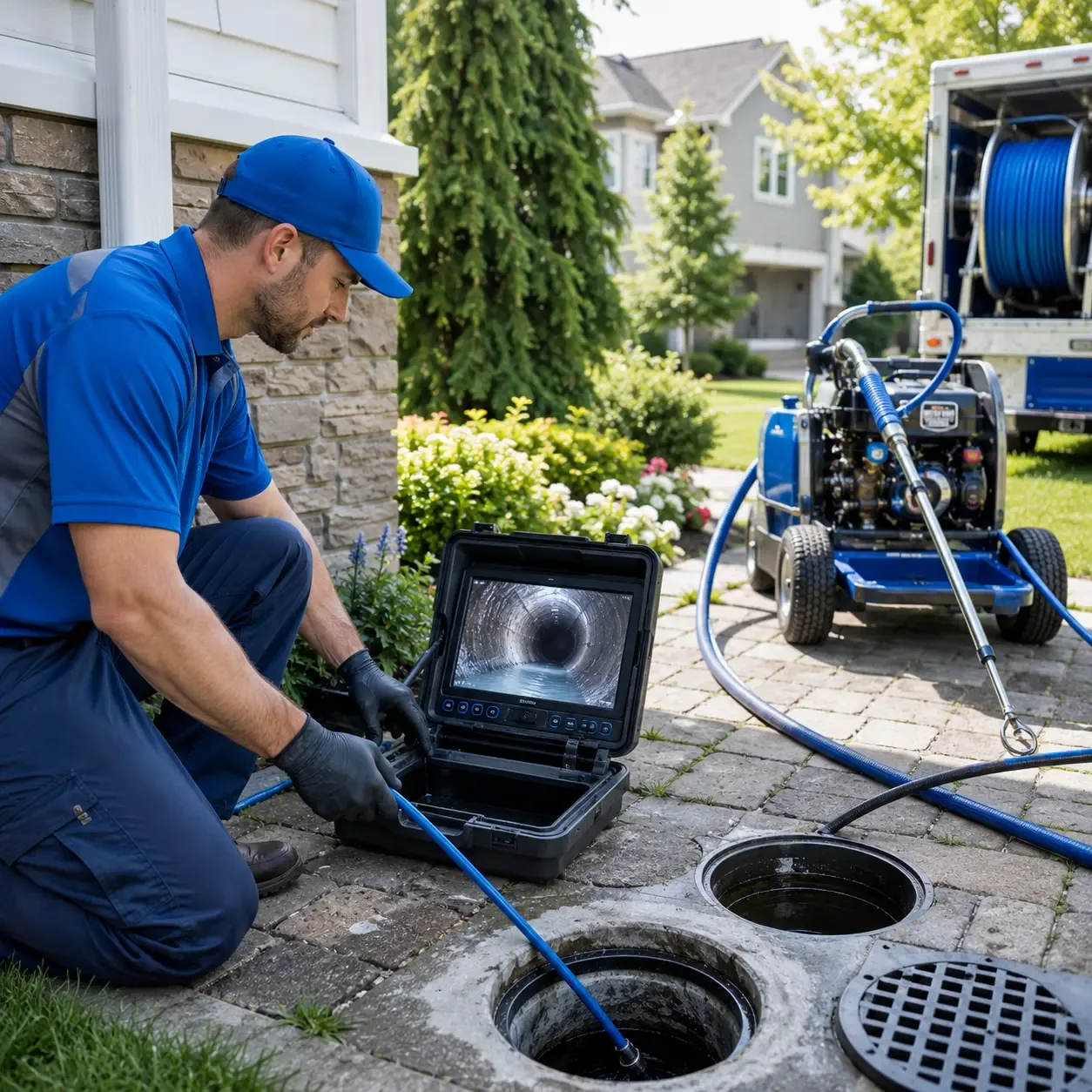 Outdoor drain cleaning professionals serving Athens, OH