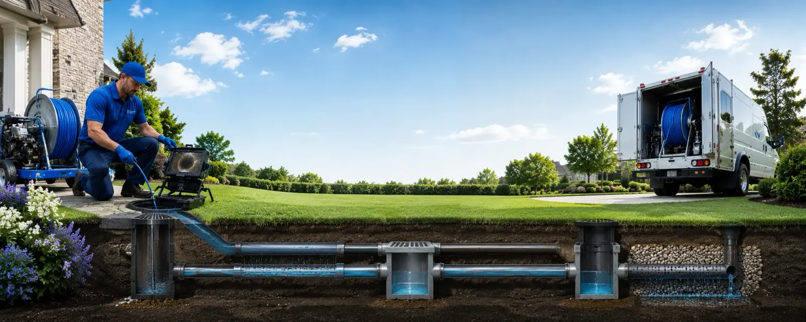 Outdoor drain cleaning information for Athens, OH
